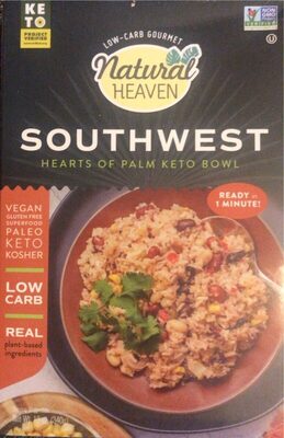 Southwest hearts of palm keto bowl