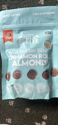 Nut Butter Bites Cinnamon Roll Almond