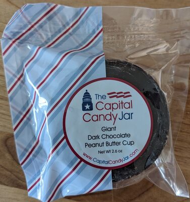 Giant Dark Chocolate Peanut Butter Cup