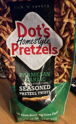 Parmesan Garlic Seasoned Pretzel Twists