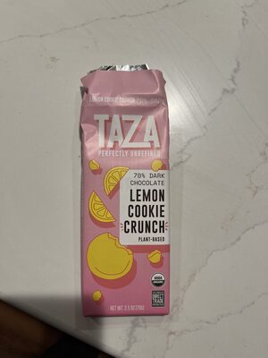 Lemon Cookie Crunch Dark Chocolate 70%