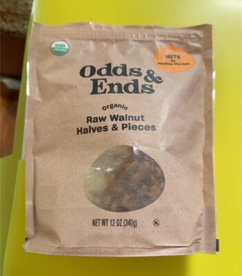 Organic Raw Walnut Halves & Pieces