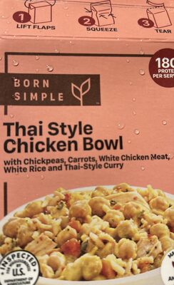 Thai style chicken bowl