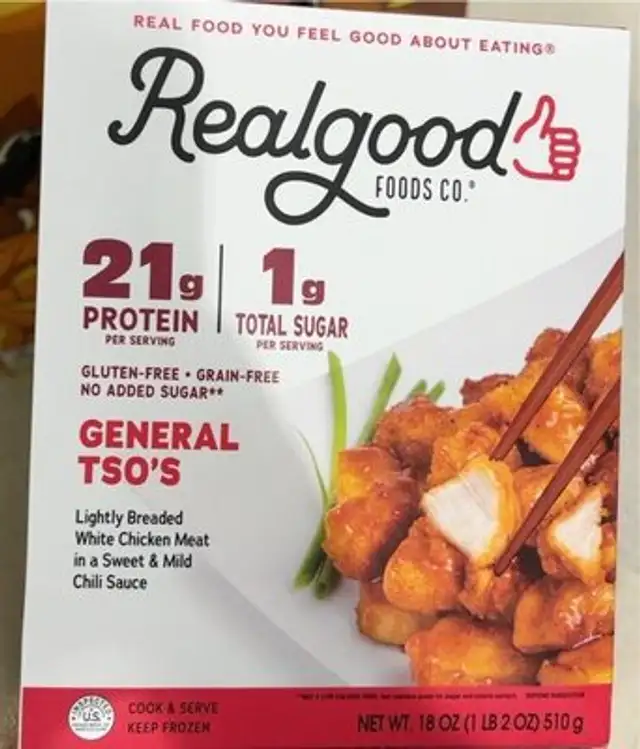 General Tso’s Chicken front packaging