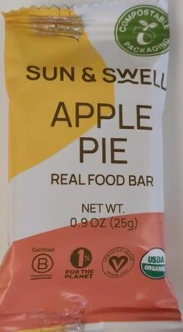 Apple pie front packaging