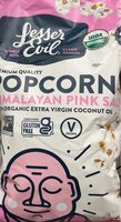 Organic Popcorn, Himalayan Pink Salt
