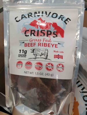 Grass Fed Beef Ribeye Crisps