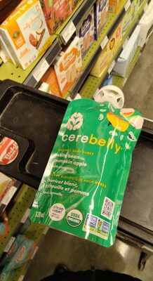 Organic Baby Puree White Bean Pumpkin Apple with Cinnamon