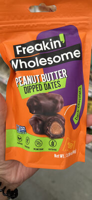 Peanut Butter Dipped Dates