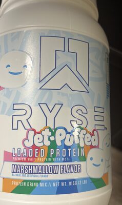 Jet-Puffed Loaded Protein Marshmallow Flavor front packaging