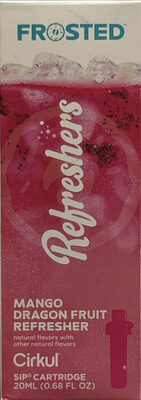 Mango Dragon Fruit Refresher front packaging