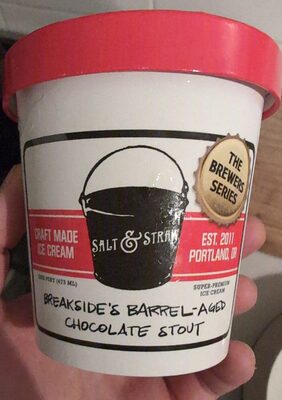 Breakside's Barrel-Aged Chocolate Stout Ice Cream front packaging