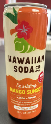 Sparkling Mango Sunset front packaging