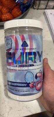 FURY Version 2 Next Generation Pre-Workout front packaging