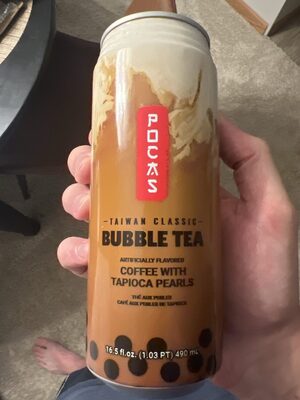 Bubble Tea Coffee With Tapioca Pearls