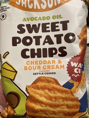 Avocado Oil Sweet Potato Chips Cheddar & Sour Cream