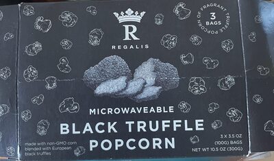 Microwaveable Black Truffle Popcorn