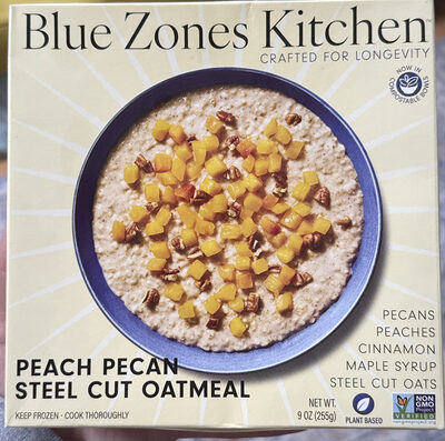 Peach Pecan Steel Cut Oatmeal