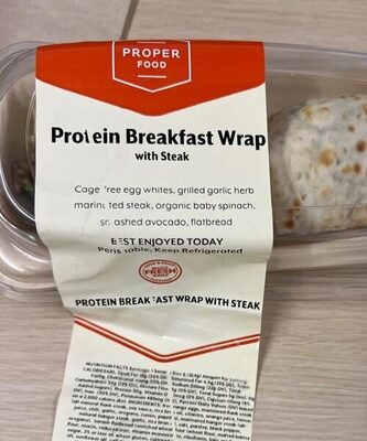 Protein Breakfast Wrap