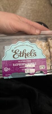 GLUTEN FREE RASPBERRY CRUMBLE DESSERT