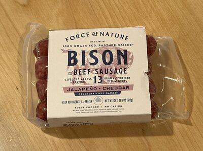 Bison And Beef Sausage