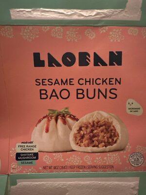 Sesame Chicken Bao Buns