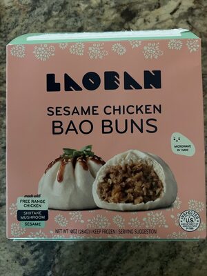 Sesame Chicken Bao Buns