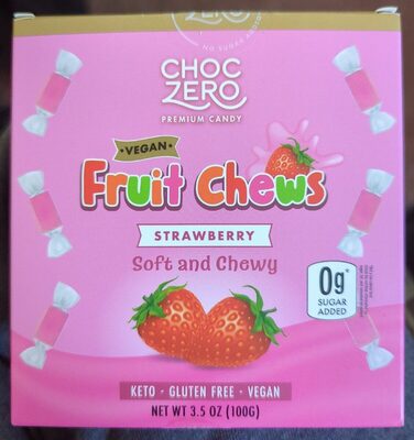 Vegan Fruit Chews Strawberry