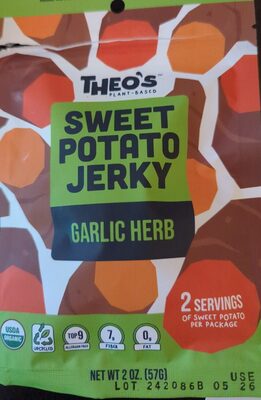 Garlic Herb Sweet Potato Jerky