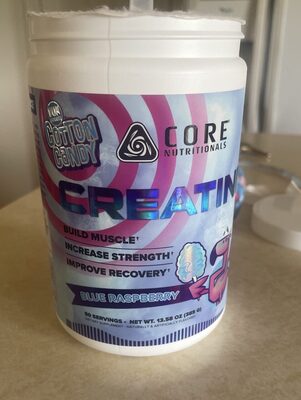 Cotton Candy CORE Creatine front packaging