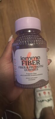 FIBER & PROBIOTIC GUMMIES front packaging