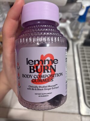 Burn Body Composition Gummies front packaging