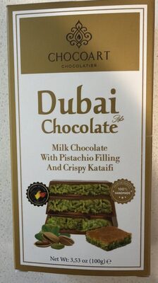 Dubai Chocolate front packaging