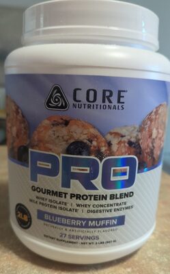 Pro Gourmet Protein Blend Blueberry Muffin front packaging