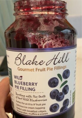 Wild blueberry pie filling