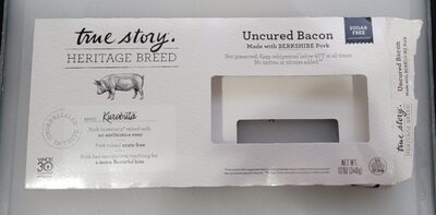 Uncured Bacon Made with Berkshire Pork front packaging