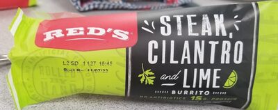 Steak Cilantro and Lime Burrito