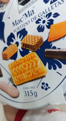 surtido de galletas front packaging