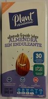 Alimento líquido sabor almendra sin endulzante
