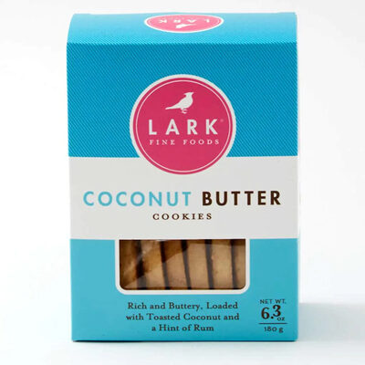 Lark Fine Foods - Toasted Coconut Butter Cookies, 6.4oz (180g)