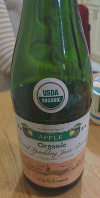 Flavored sparkling juice beverage - Apple