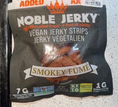 Vegan Jerky Strips - Smokey Fumé - No Sugar Added