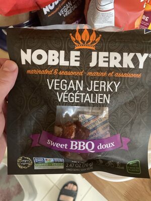 Vegan Jerky - Sweet BBQ Doux front packaging
