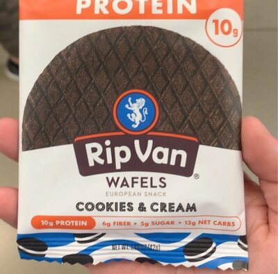 Cookies and cream wafels
