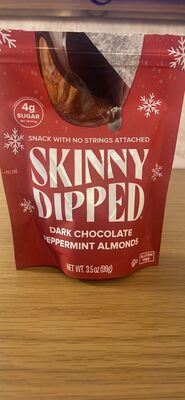 Dark Chocolate Peppermint Almonds