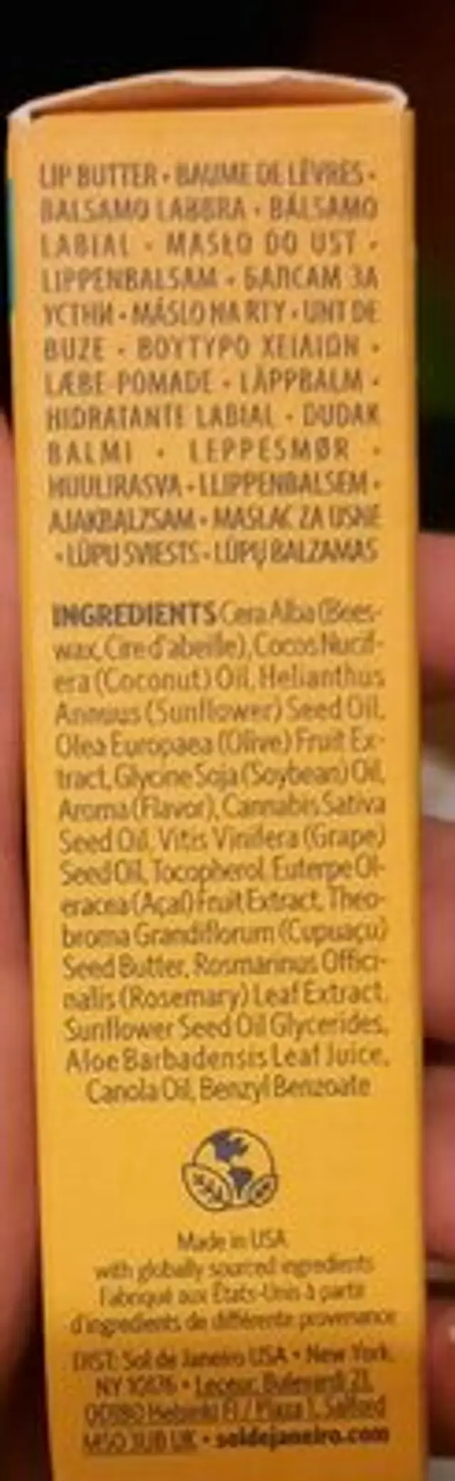 Unknown ingredients label
