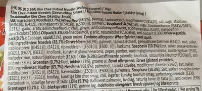 Soupe Nouille Kim Chi Vifon 70G Vietnam