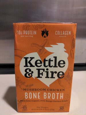 Mushroom Chicken Bone Broth