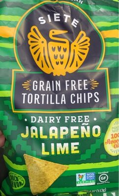 Jalapeño Lime Tortilla Chips front packaging