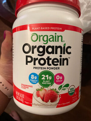 Organic Protein Strawberries n Cream